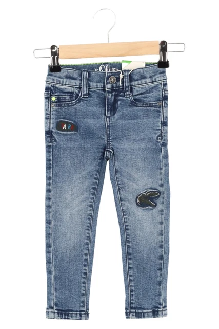 Pantaloni di stoffa bambini S.OLIVER blu taglia 98