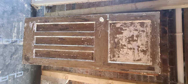 6 x Reclaimed 1930s Pitch Pine Doors Vintage Edwardian Art Deco
