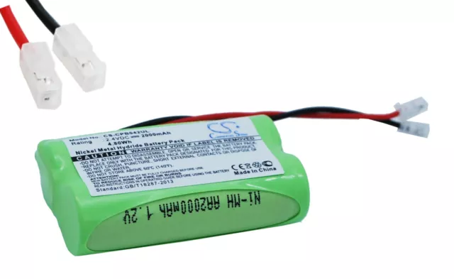 BATTERIE Ni-MH CONNECTEUR UNIVERSEL 2.4V 2000mAh 2X AA