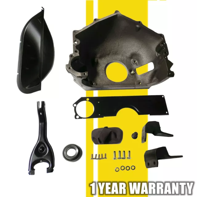 Bellhousing Kit w/ Clutch Fork Inspection Cover for 55-59 Chevy V8 GAS 3729000