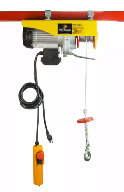Steel Dragon Tools® 1320 LBS Mini Electric Wire Cable Hoist Overhead Crane Lift