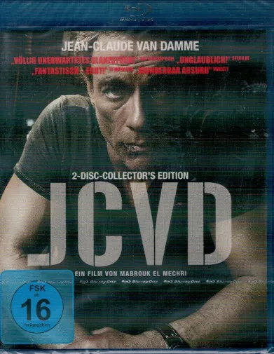 JCVD - Jean-Claude van Damme - 2 DISC -Collectors Edition - Blu-ray - NEU