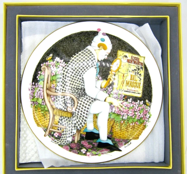 Royal Doulton Make Me Laugh Collector Plate (Boxed) - Behind The Painted Masque