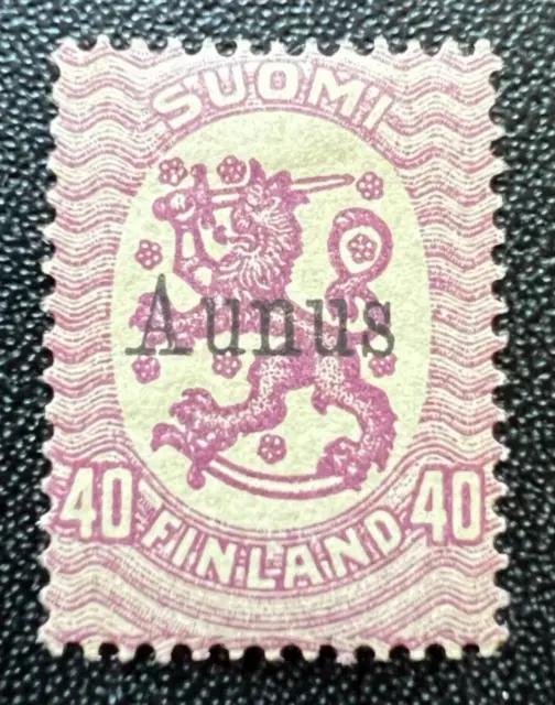 Finnland-Aunus, 1919, Mi. 4, gebraucht mit Falz