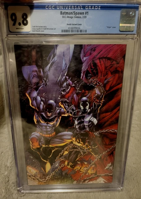 Batman Spawn #1 2022 variant cover (M) 1:50 Booth variant cgc 9.8