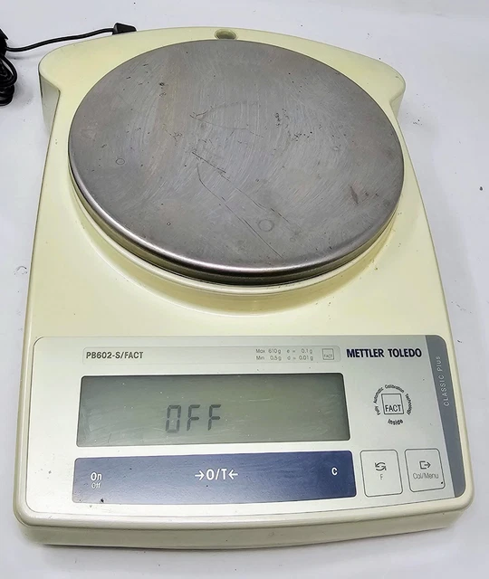 METTLER TOLEDO SCALE PB602S/FACT (Fully Automatic Calibration