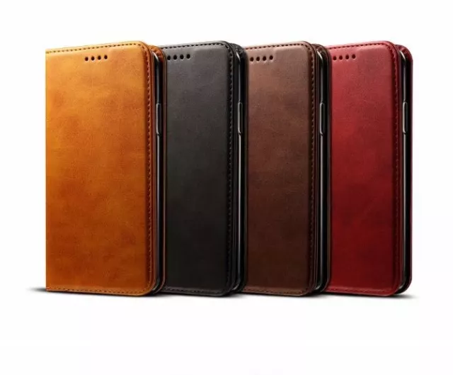 Handy Hülle für Xiaomi LG Huawei  Magnet Flip Cover Schutz Tasche Case Wallet