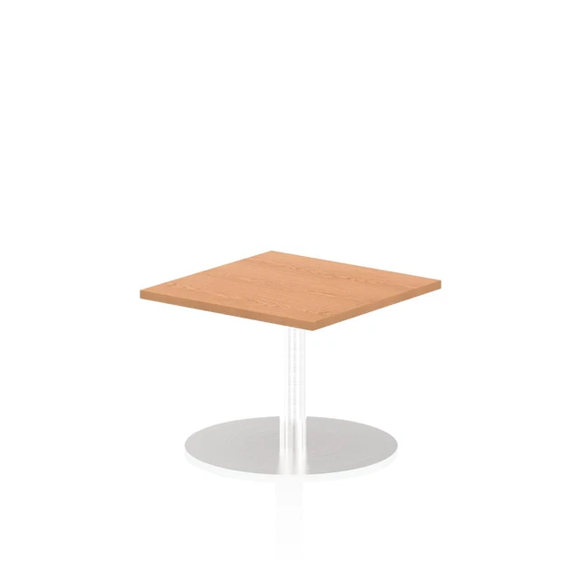 Dynamic Italia 600Mm Poseur Square Table Oak Top 475Mm High Leg ITL0212
