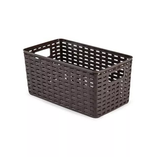 Cesta de almacenamiento organizador Rattan mimbre 5 Litros Wengu