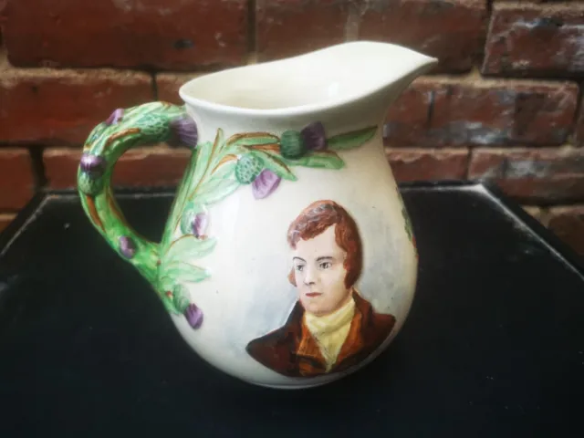 Crown Devon Fieldings Robbie Burns Auld Lang Syne Musical Jug