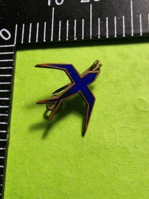 distintivo smaltato Ala Littoria ventennio regia aeronautica pilota