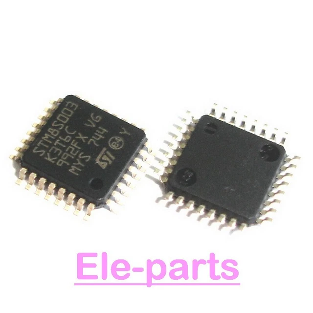 5 PCS STM8S003K3T6C QFP-32 STM8S003 K3T6C 128 bytes data EEPROM IC Chip