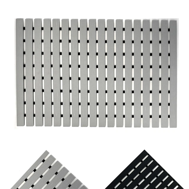 PVC DUCKBOARD GREY Black Anti Slip Shower Mat Door Mat Indoor Outdoor