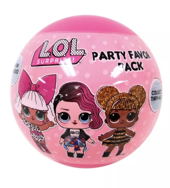 LOL Surprise ! Ball Party Favor Pack 1 lot comprend autocollant collier baume à lèvres