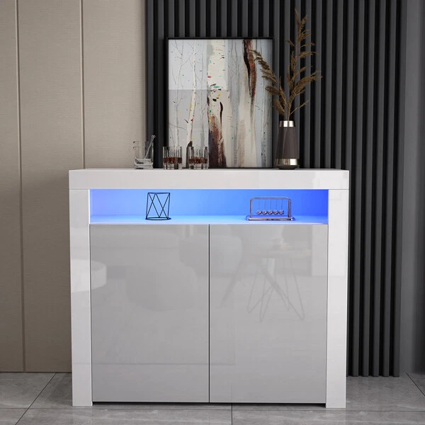 Armadio credenza 108 cm lucido 2 porte