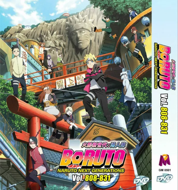 ANIME BORUTO: NARUTO NEXT GENERATIONS VOL.856-879 DVD [BOX 31] +