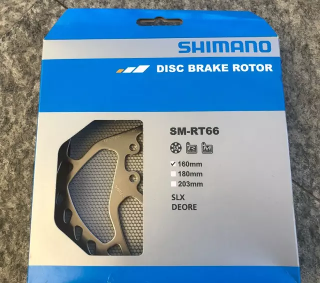 Disco Freno Shimano SM-RT 66 160 mm 6 fori