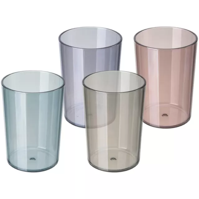 4 Pcs Mouthwash Cup Plastic Travel Tooth Brushing Cups Tumbler