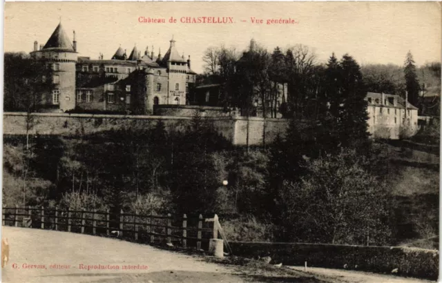 CPA AK Chateau de Chastellux - Vue générale (518320)