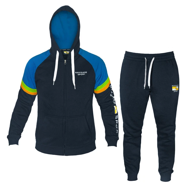 Tuta Uomo NAVIGARE Felpata Zip e Cappuccio - Art.2239