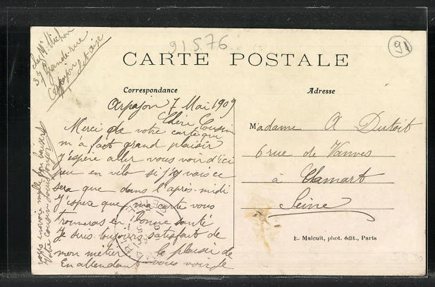 CPA Arpajon, La Porte de Paris 2
