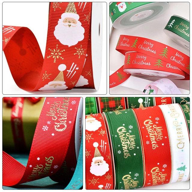 2x Urlaub Haar Bögen Bänder Manuellen Band Weihnachten Geschenk Paket Band 3