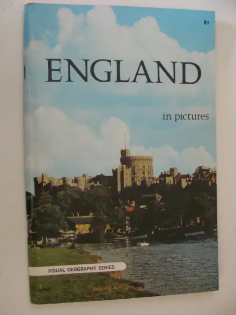 England in Pictures Visual Geography Series 1971 James Nach UK History Souvenir