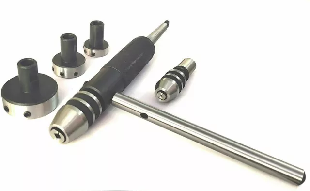 Lathe Tailstock Tap And Die Holder Imperial Size With MT3 Shank