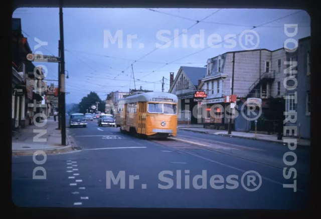 Duplicate Slide Streetcar  Baltimore Transit PCC 7389 Street Action