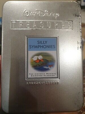 Walt Disney Treasures Silly Symphonies Limited Edition Tin Dvd Cartoon Animation