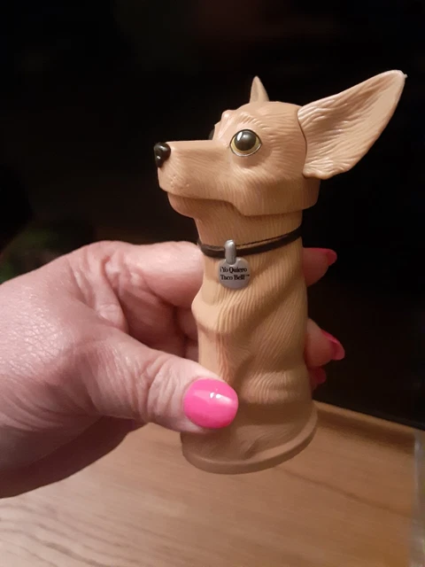Vintage Yo Quiero Taco Bell Chihuahua Dog Pez-type Candy  Dispenser Smarties
