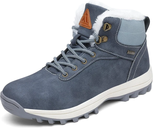 Scarpe Con Pelliccia Stivaletti Trekking Invernali Mishansha Uomo