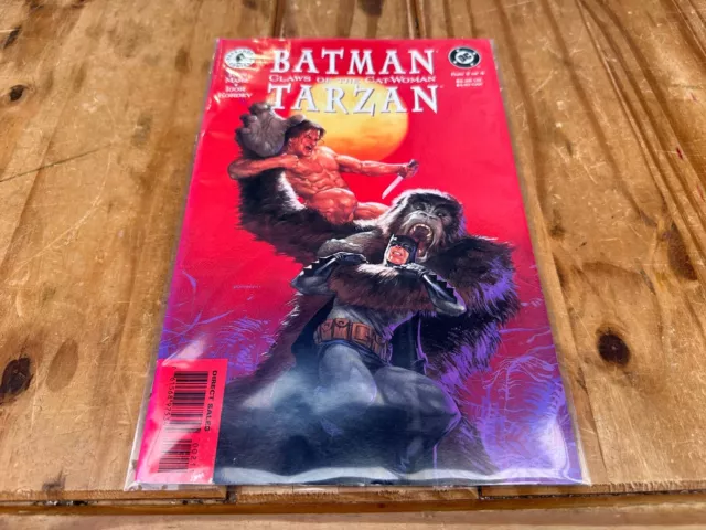 DC Batman & Tarzan: Cloaws of the Cat-Woman Ausgabe #2 von 4 (Oktober 1999) Comic