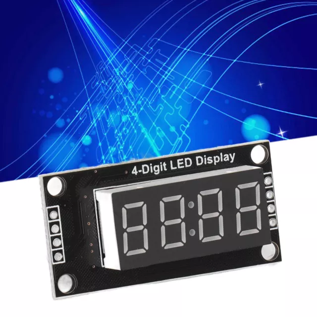 FRZY 5V 4 Digits Green Light Tube Plug And Play TM1637 LED Segment Display