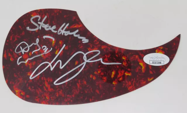 Wings PAUL McCARTNEY BAND Signed Autograph Auto Acoustic Guitar Pickguard x3 JSA