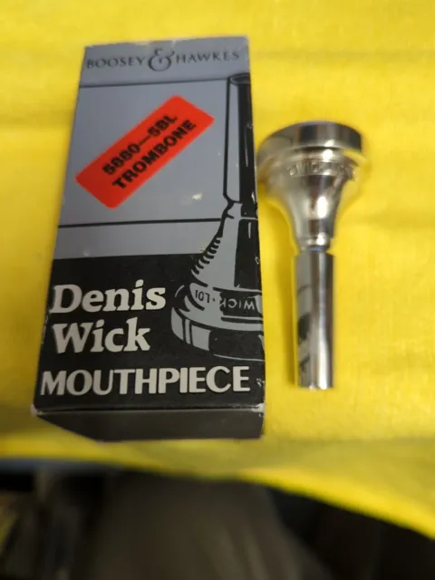 Denis Wick Trombone Mouthpiece Silver Plated