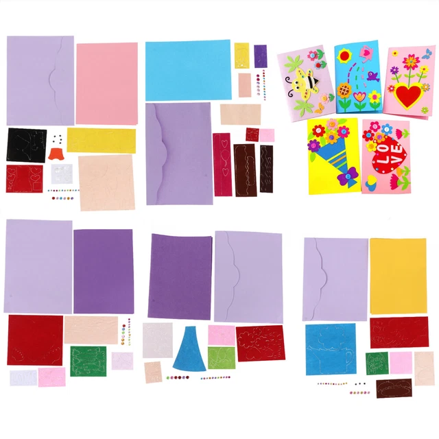 5 Juegos Saludos Artesanía Kit Navidad Arte Artesanía Entrega, Arte Artesanía