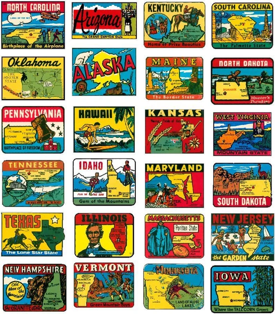 Vinyl Sticker; Atlanta Georgia Varsity Drive In, Vintage Style - Foto 7