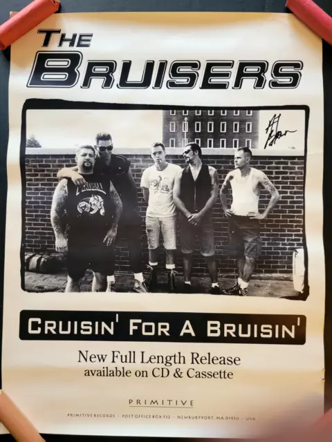 The Bruisers 1993 Cruisin for a Bruisin Poster signed by Al Barr