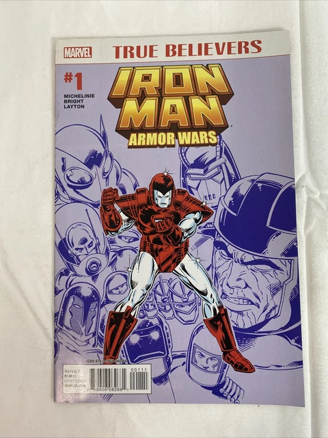 True Believers: Iron Man Armor Wars #1 (2015) 9.2 NM Marvel Key Issue Tony Stark