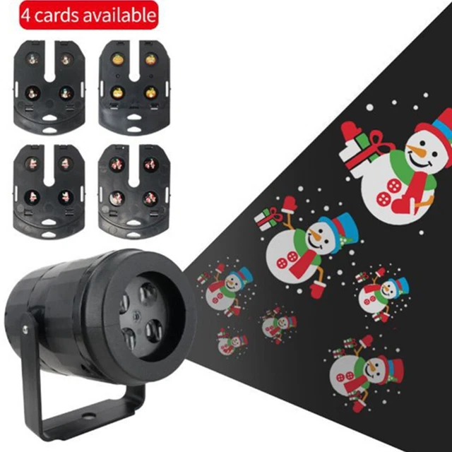 Proyector de luces con patrones de Navidad de Halloween proyectores navideños