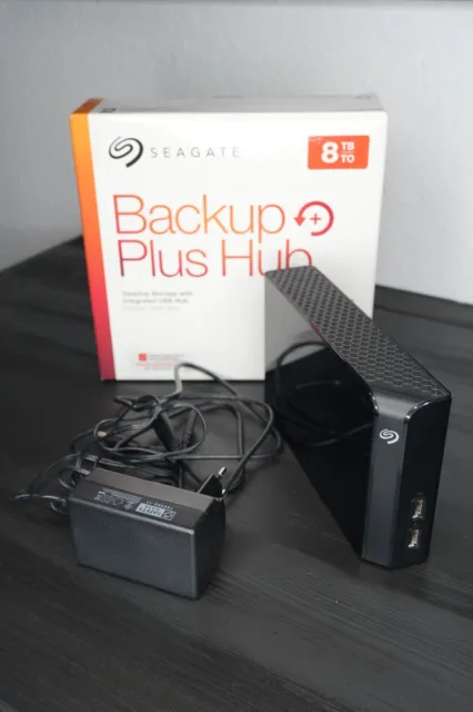 Seagate Backup Plus Hub 8TB, USB 3.0, 3,5 Zoll Externe Festplatte - OVP