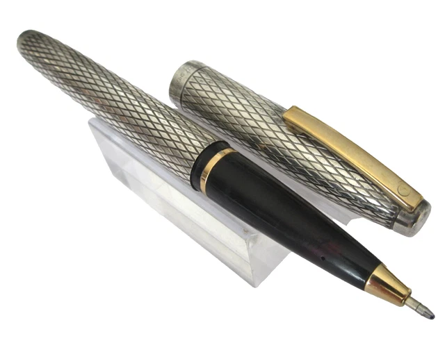 Stylo Roller Vintage Sheaffer Modèle No Nonsense - Bille, Motif Strié, Années 70/80