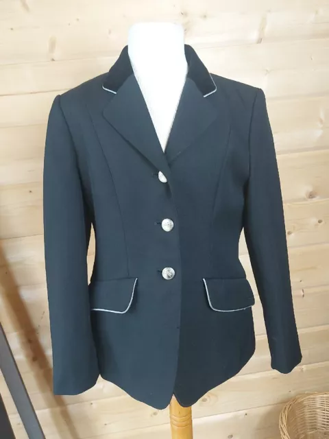 Equitheme Show Jacket  - Black, Childs approx 10 Yrs, Ex Con *Free Postage *