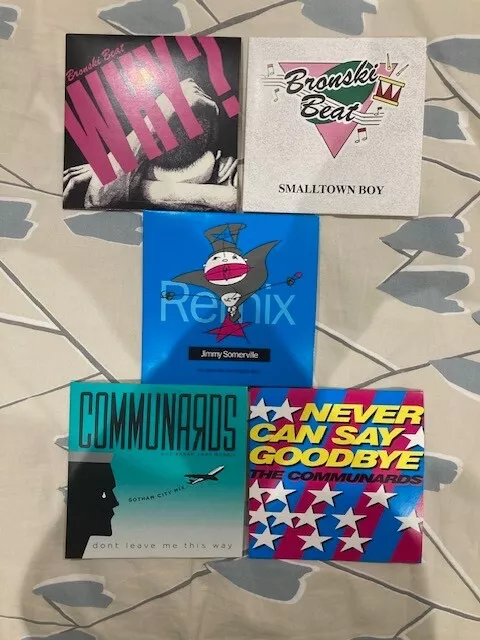 x5 Bronski Beat / Communards / Jimmy Somerville Remix CD singles