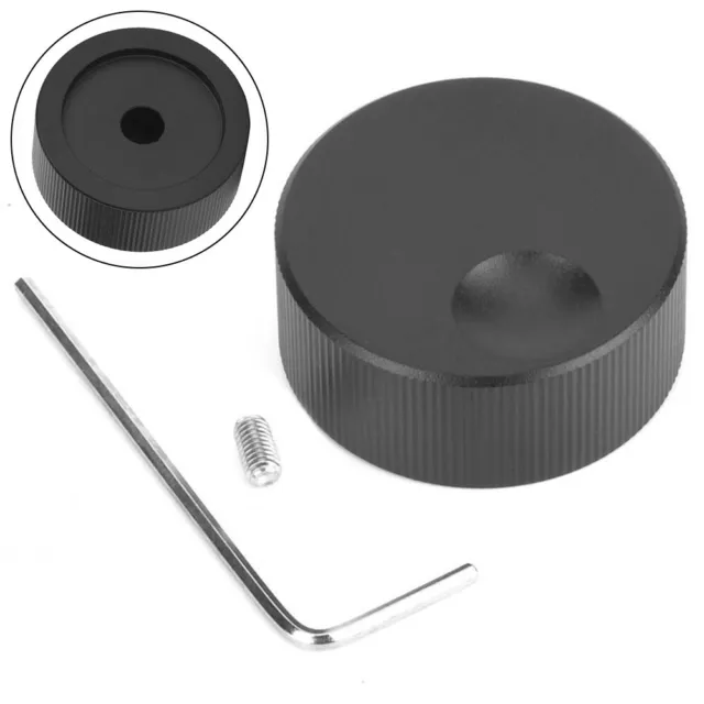 Knob Aluminum Black For 6mm Potentiometer Volume Control Knob 13mm Height