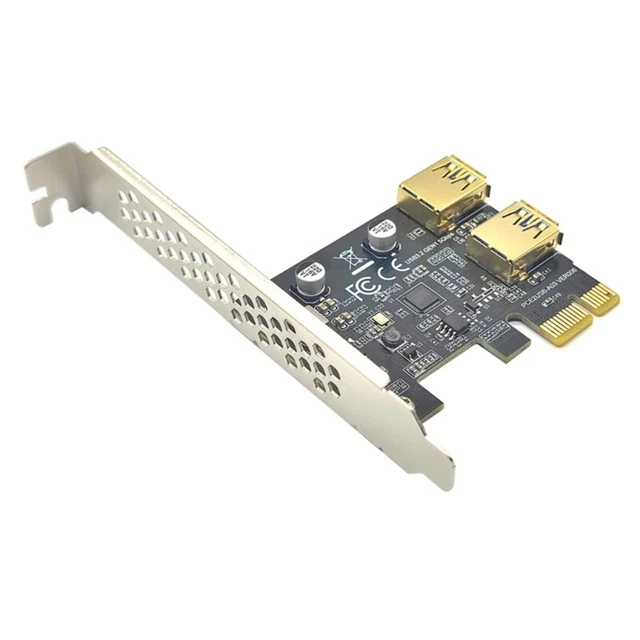 PCIE Card USB 3.2 GEN1 to USB3.0 Expansion Adapter PCI-E USB  Card 2 Ports
