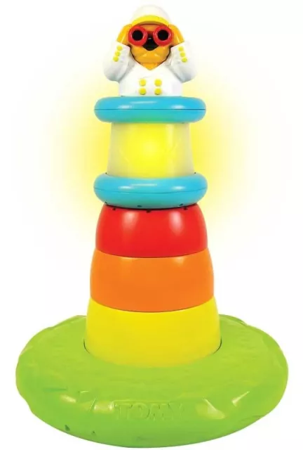 Tomy Aqua Fun  Stack n Play Lighthouse Bathtime Toy ,18 m+