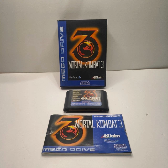 Manette Sega Mega Drive/Genesis – Mortal Kombat 3 Kontrol Pad, Boîte Complète, Très Bon état