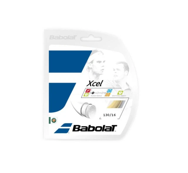Babolat Xcel Natural 130/16 Tennis Racquet String Set